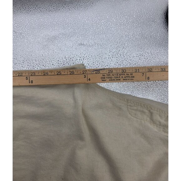 Peace & Pearls 1X Beige Elastic Waist Pants 27" - Picture 5 of 5